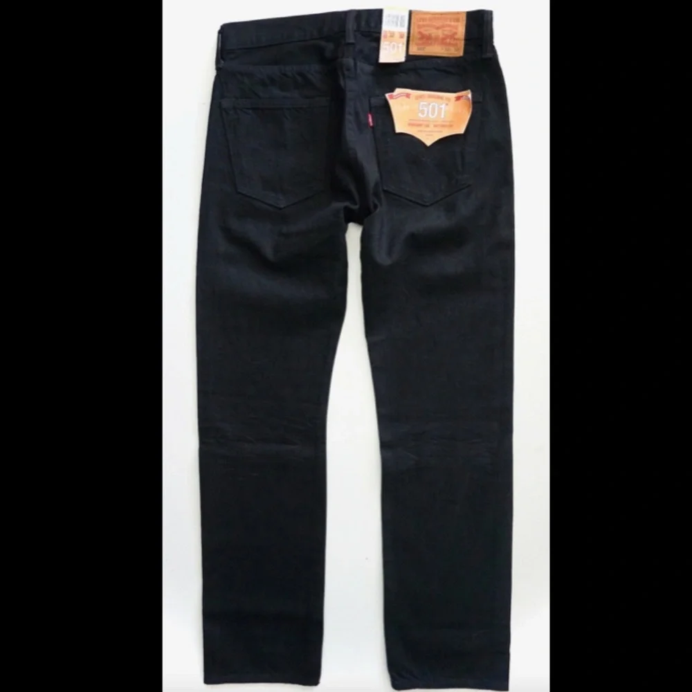 Levi's Levis Mens 501 Straight Leg Billie Joe Black 005012560 Hole Jeans 34 x 30